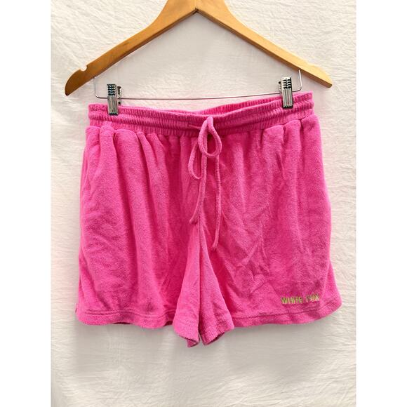 White Fox Boutique 2pcs Free Fall Terry Hot Pink Set‎ M/L Loungewear Cozy Fall - Picture 8 of 9
